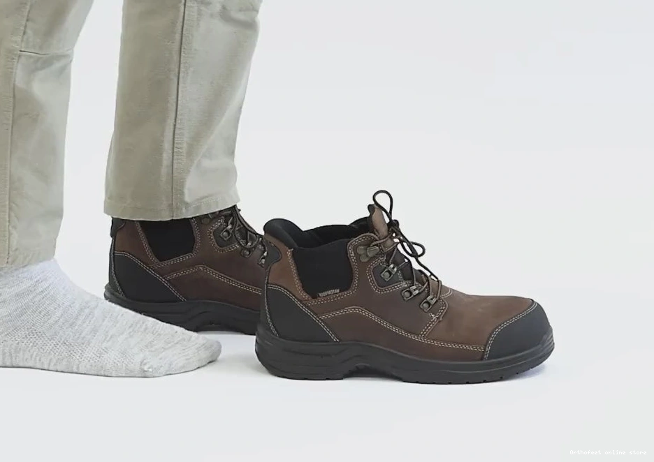 Where to find cheap Hands-Free Work Boots Graphite Brown 0430